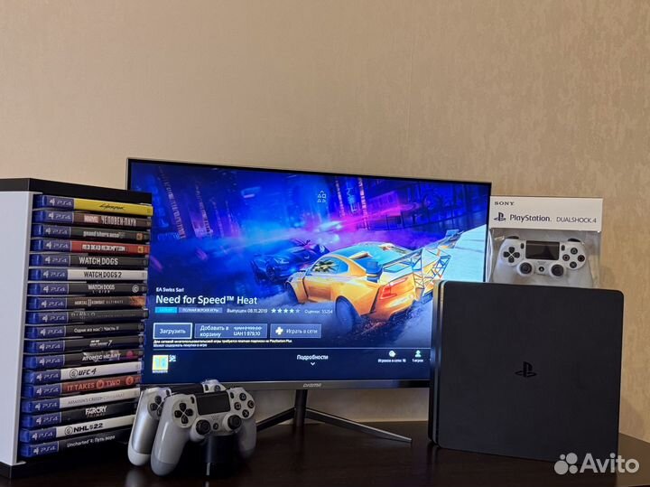 Sony Playstation 4 slim 1tb+400игр