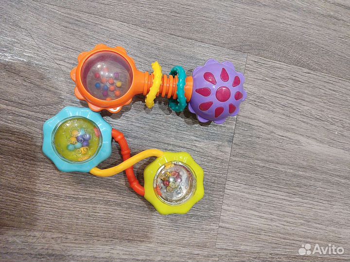 Игрушки погремушки пакетом