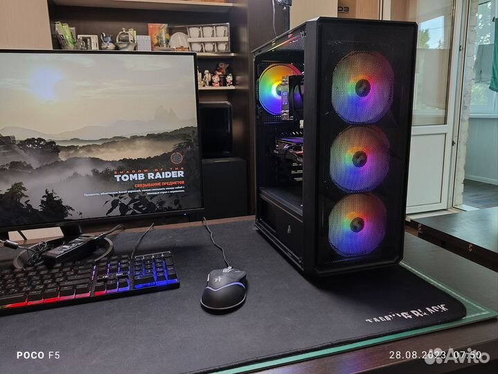 Игровой комп Ryzen 5 5500+ AsRock RX 6600
