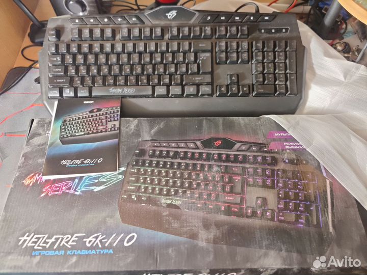 Игровая клавиатура Hellfire gk-110