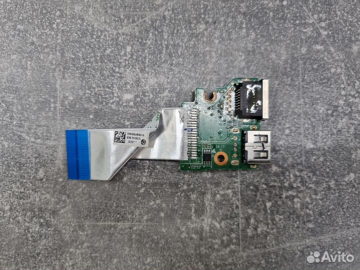 Плата USB, RJ45 HP DV6 DA0R65TB6DO REV:D