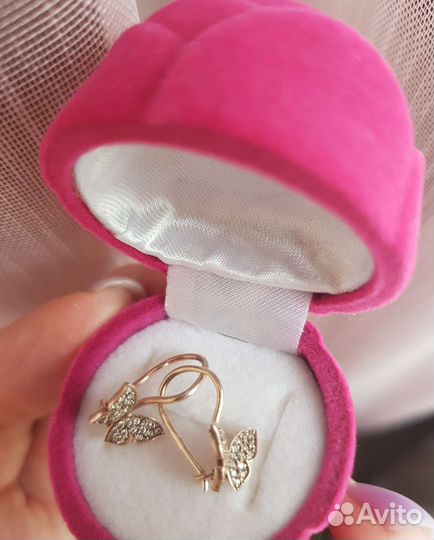 Серьги детские