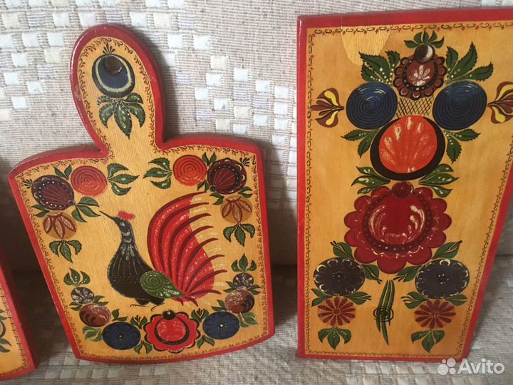 Набор кухонных досок СССР краска под лаком