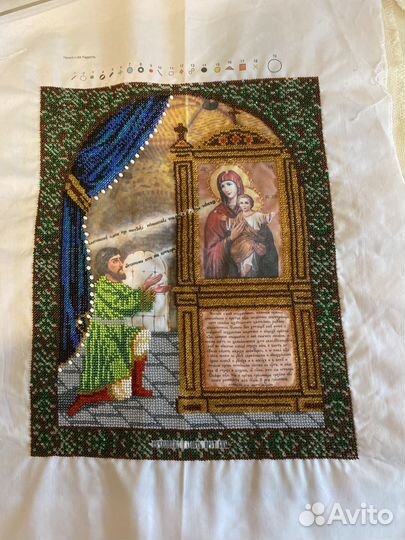 Икона из бисера