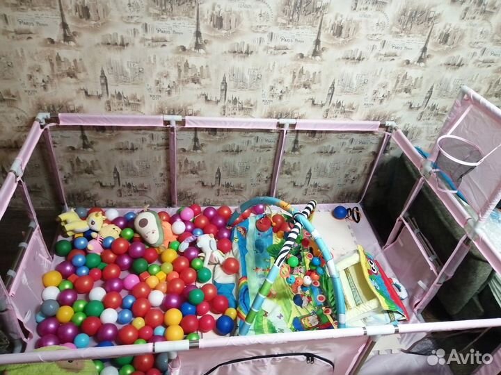 Манеж детский напольный