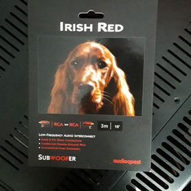 Кабель для сабвуфера Audioquest Irish Red