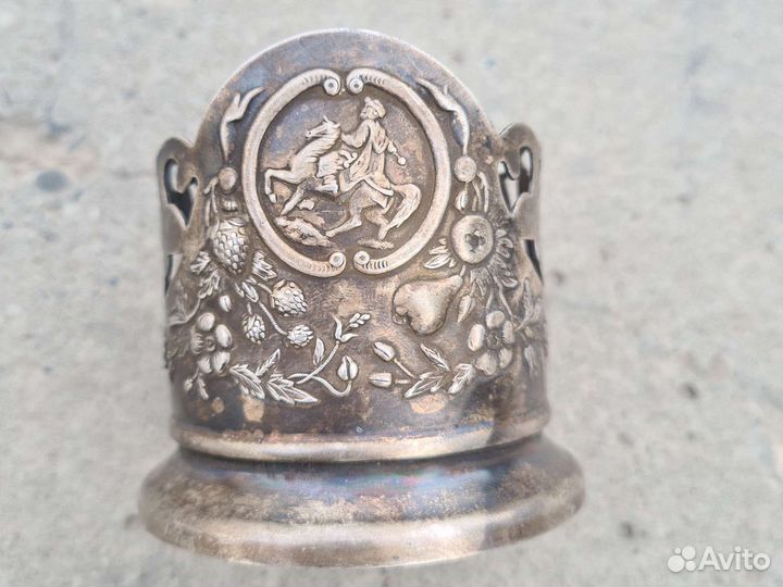 Подстаканник мельхиоровый СССР