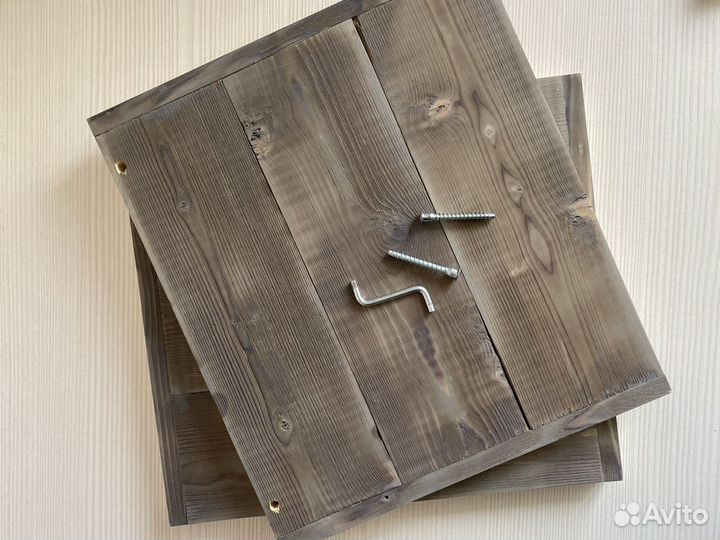 Фотофон двухсторонний деревянный