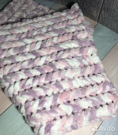 Плед детский плюшевый