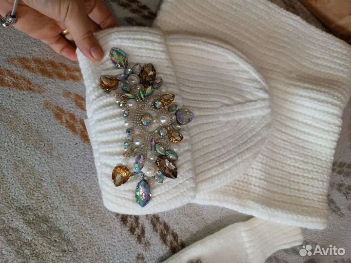 Комплект Шапка и снуд женский