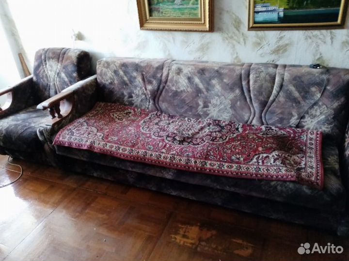 Диван и 2 кресла