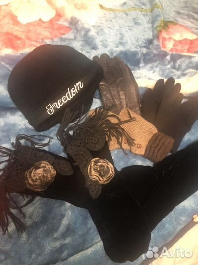 Шапка, перчатки