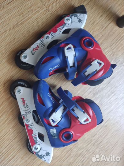 Роликовые коньки детские раздвижные. Р 26 - 28