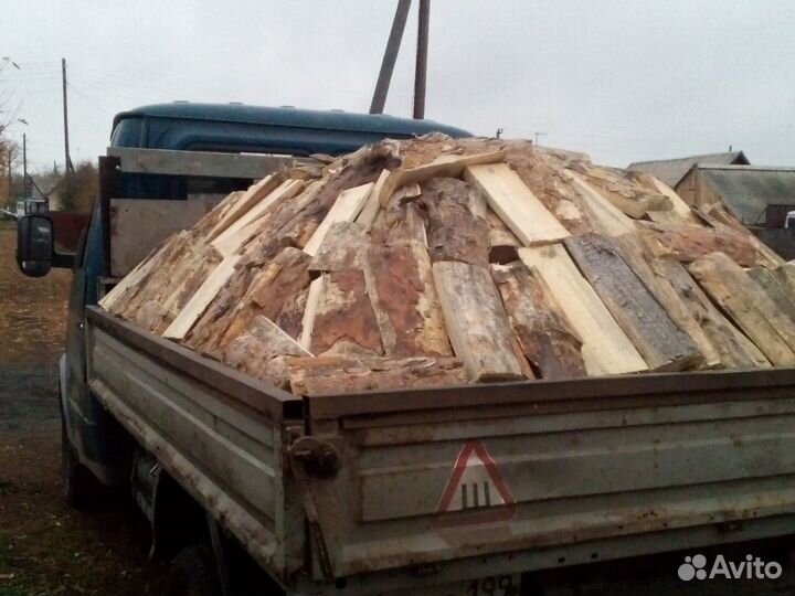 Дрова горбыль пиленый сухой