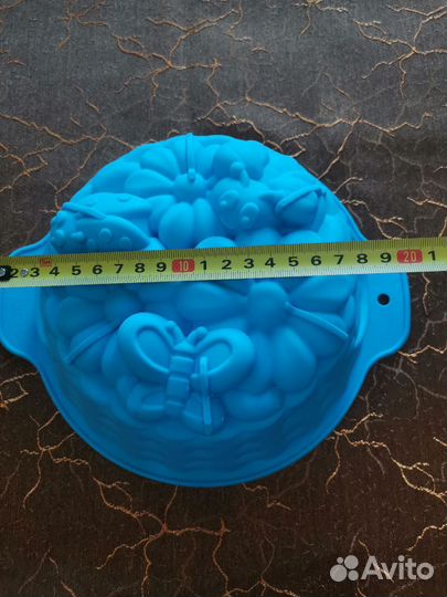 Силиконовая форма для выпечки торта или бисквита