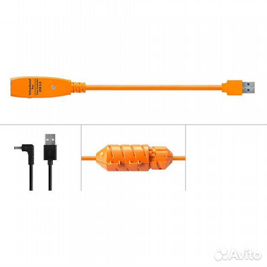 Кабель Tether Tools USB 3.0 35см tbpro-ORG