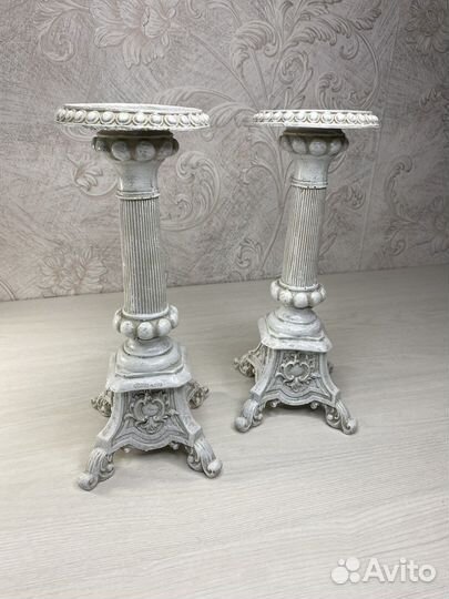 Подсвечники высота 27 см из полистоуна