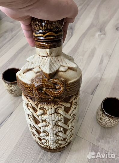 Графин керамический +2стакана