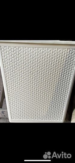 Корзина плетеная 35 л.с крышкой для белья