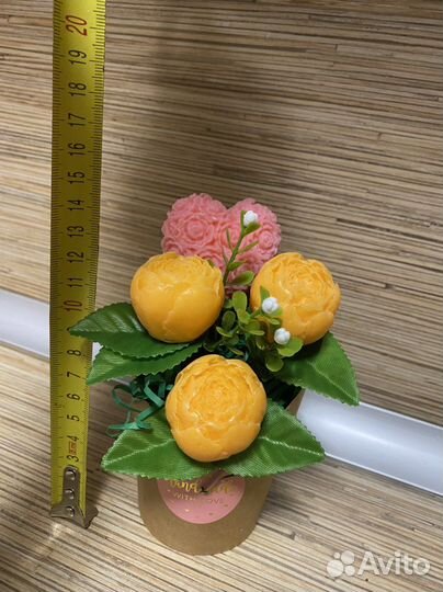 Мини букеты из мыла