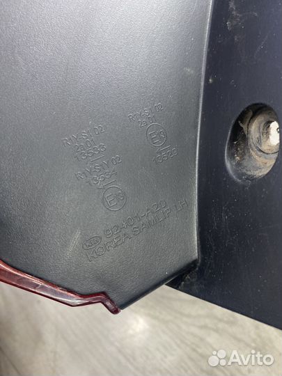 Фонарь задний KIA ceed 2 JD Лев