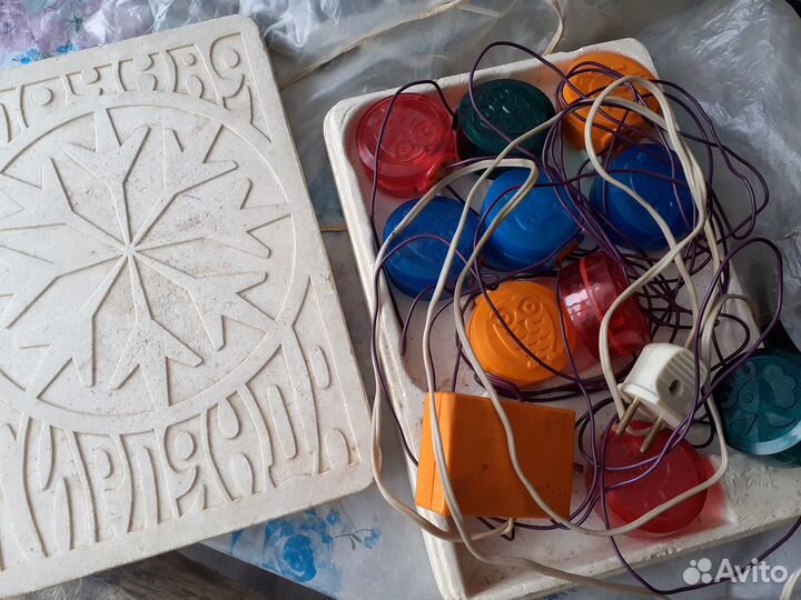 Елочная гирлянда СССР 2х режимная, рабочая