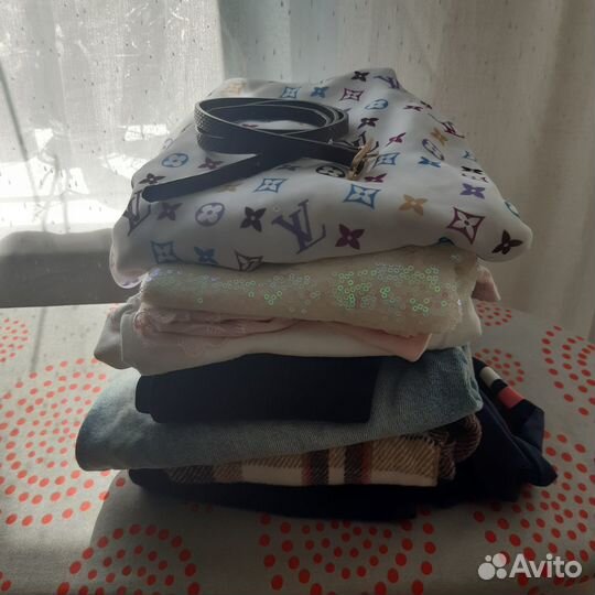 Вещи пакетом на девочку 140, 146, 152