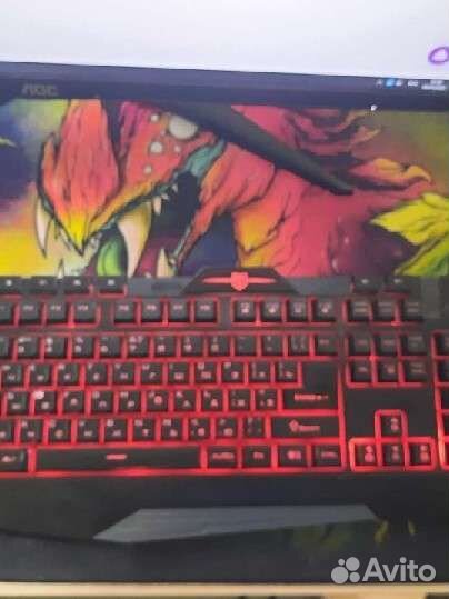 Игровая клавиатура мембранная с подcветкой