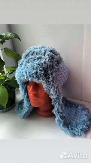 Шапка ушанка женская