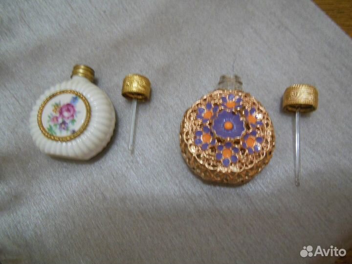 Флаконы для духов, масел, винтаж, Чехословакия