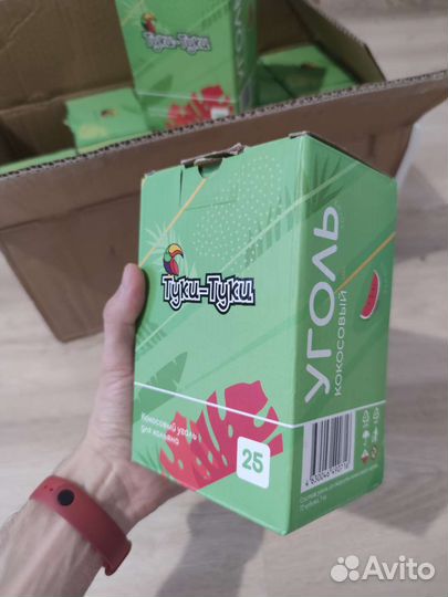 Угли для кальяна кокосовый Туки-Туки как Crown