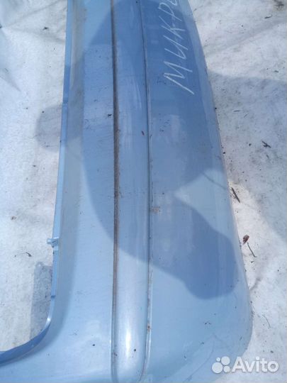 Бампер задний Nissan Micra 2009