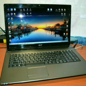 Ноутбук большой 17,3 д Acer Aspire 7741ZG Core i3