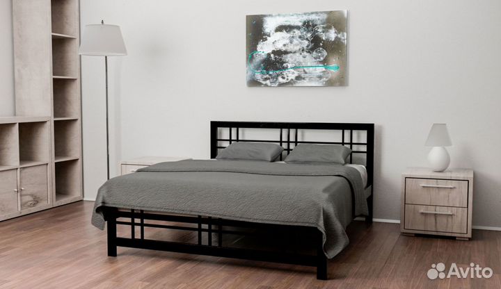 Кровать металлическая