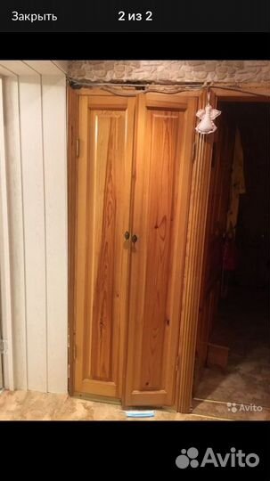 Дверь деревянная с коробкой