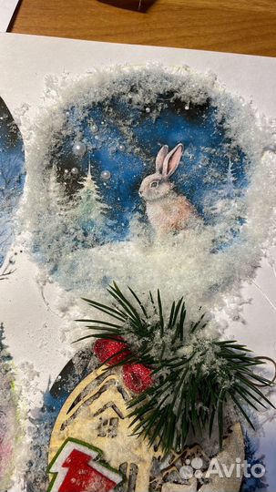 Новогодние шары с фотографией