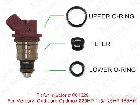 Рем. к-т форсунки для лодочного Mercury