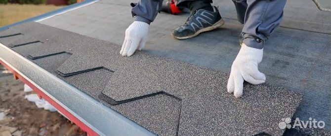 Гибкая черепица многослойная