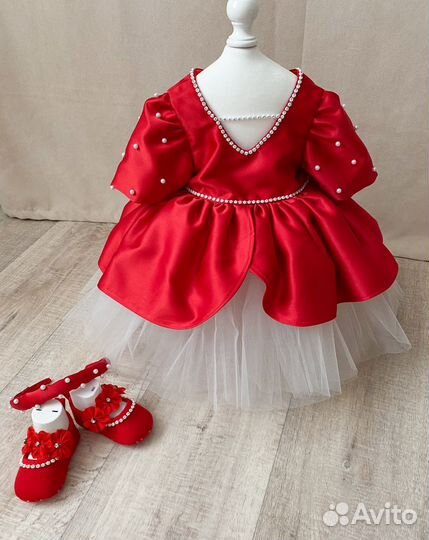 Платье для новорожденной девочки