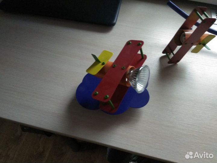 Комплект люстра +бра в детскую комнату