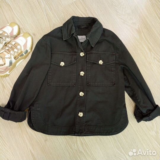 Куртка рубашка xs pull s bear