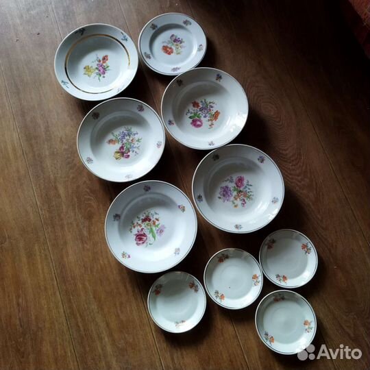 Фарфоровые тарелки СССР