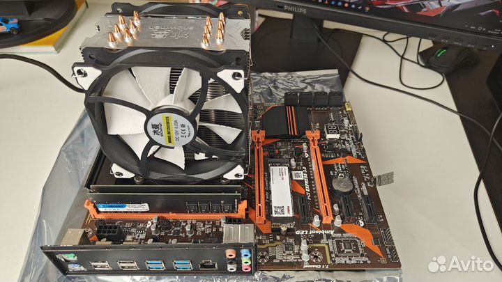 Xeon E5 2678 V3 Комплект проц-мать-DDR4-NVMe-охлад