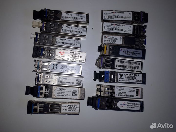 SFP модули cisco xenpak 10 GB, GLC. huawei, avago