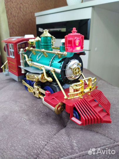 Паровозик конструктор дерево