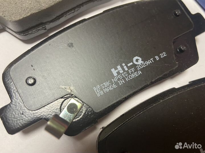 Корея задние колодки KIA stinger 2WD 2017-2023