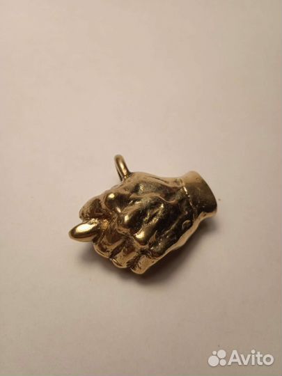 Брелок Дуля, латунь