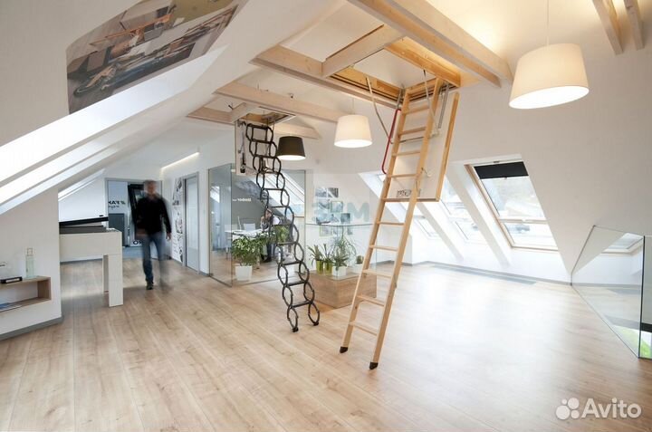 Чердачная лестница утепленная