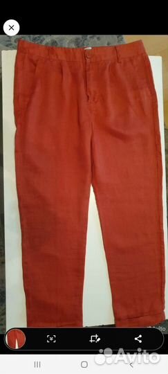 Льняные брюки женские 44-46