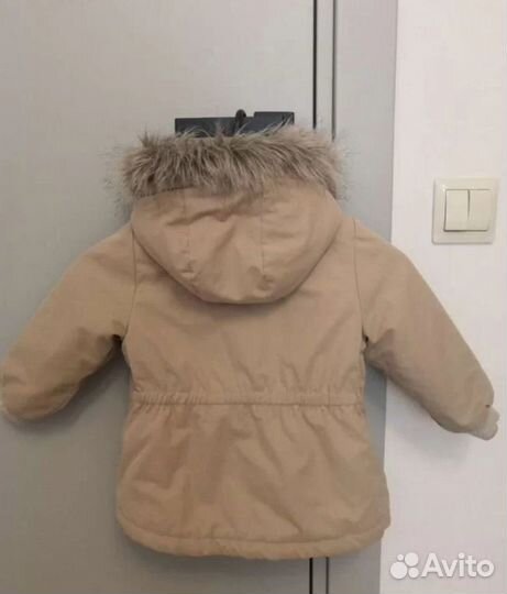 Куртка парка для девочки 86